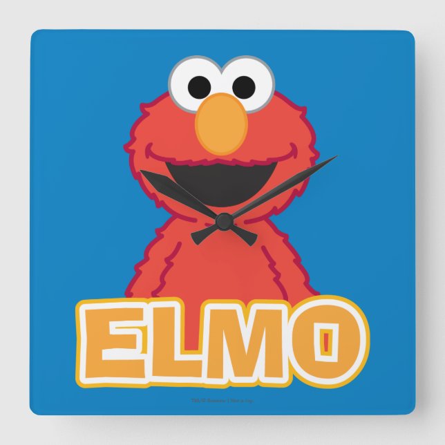 Horloge Carrée Style classique Elmo (Recto)