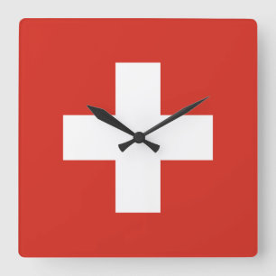 Horloge Carrée Suisse classique