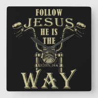 Suivez Jésus Il est la façon Christian Motorcycle 