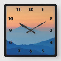 Sunset Mountains Abstract