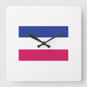 HORLOGE CARRÉE SYMBOLE ANDROGYNE