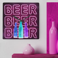 Symbole de bière DEL néon