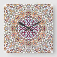 Tazhib decorado del arte persa, mandala persa
