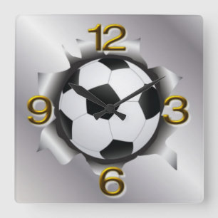Horloge Carrée Technologie du football