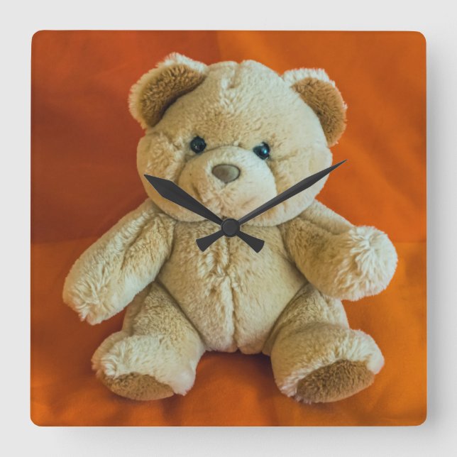Horloge Carrée Teddy bear (Recto)