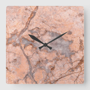 Horloge Carrée Texture de Trendy Cool