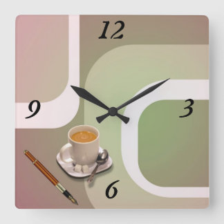 Horloge Carrée The Boss's Day Wall Clock !