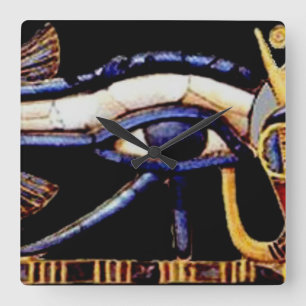 Horloge Carrée The Egyptian Eye of Horus