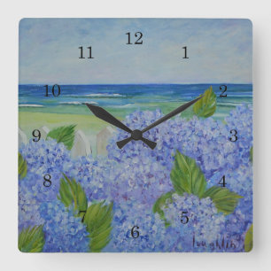 Horloge Carrée The Sea Wall Clock