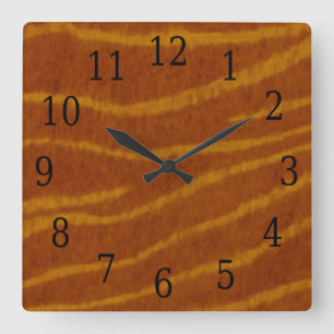 Horloge Carrée Tiger Square Clock