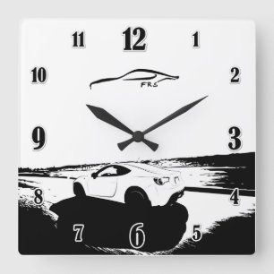 Horloge Carrée Tir de roulement du Scion FRS
