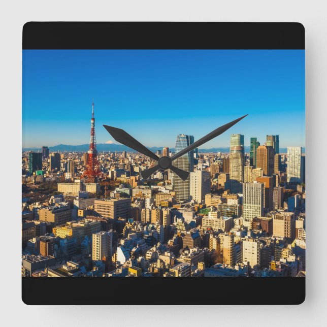 Horloge Carrée Tokyo 001A (Recto)