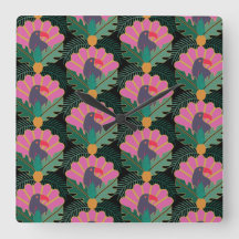 Toucans & ananas Tropical Art Déco