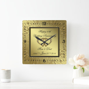 Horloge Carrée Tournoi de tennis de Wall Clock