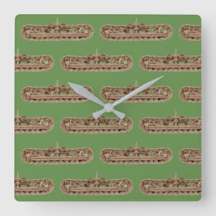 Horloge Carrée Traces de réservoirs Traces de déchaussage à vapeu
