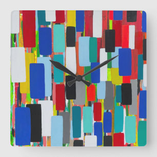 Horloge Carrée Traffic Jam Wall Clock