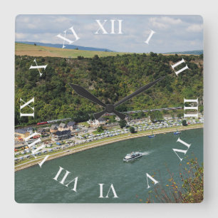 Horloge Carrée Train de Loreley