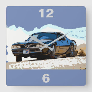 HORLOGE CARRÉE TRANS AM 1977