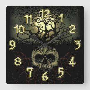 Horloge Carrée Tree god