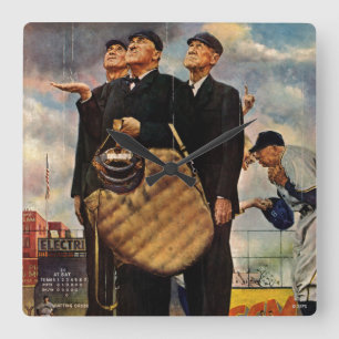 Horloge Carrée Trois arbitres