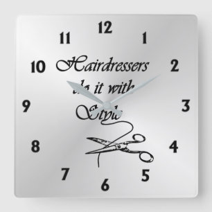 Horloge Carrée Twelve Numbers