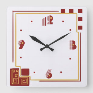 Horloge Carrée Type moderne