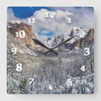 Vallée de Yosemite dans la neige