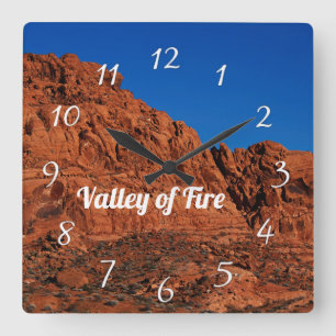 Horloge Carrée Vallée du feu
