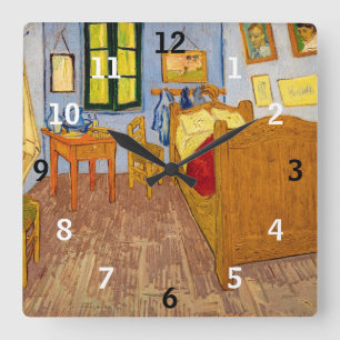 Horloge Carrée Vincent van Gogh - Chambre de Vincent à Arles