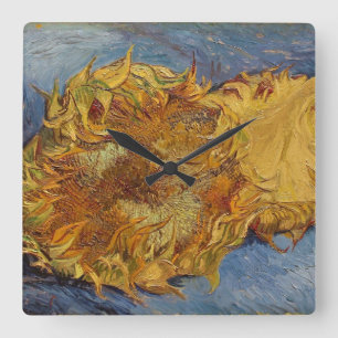 Horloge Carrée Vincent van Gogh Sunflowers, 1887