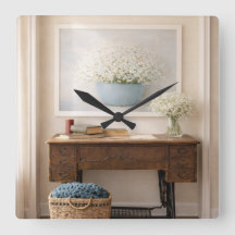 Vintage Farmhouse Cottagecore Rustic Clock