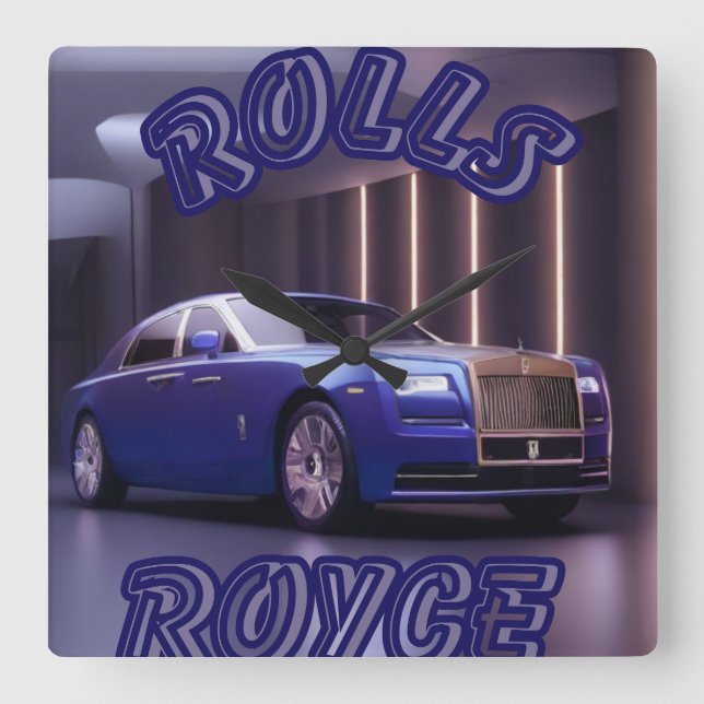 HORLOGE CARRÉE VOITURE (Recto)