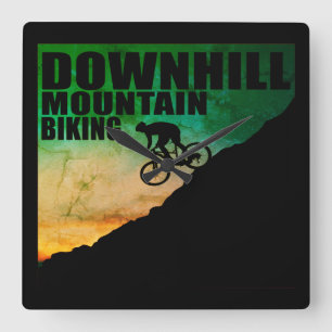 Horloge Carrée VTT Downhill