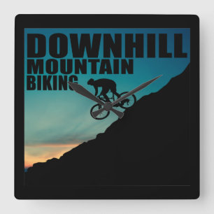 Horloge Carrée VTT Downhill Vélos de Montagne