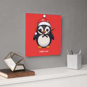Horloge Carrée Waddle Claus