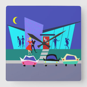 Horloge Carrée Wall Clock