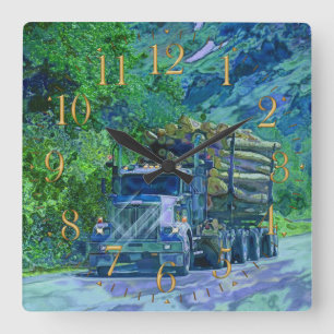 Horloge Carrée Wall Clock