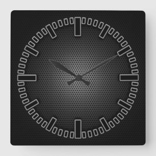 Horloge Carrée Wall Clock High Tech