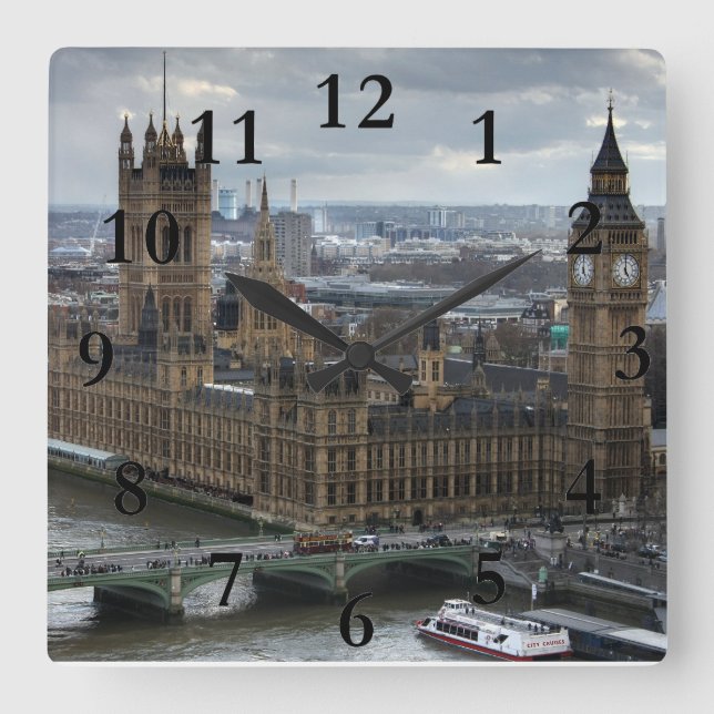 Horloge Carrée Westminster (Recto)