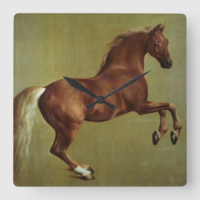 Horloge Carrée "Whistlejacket", 1762 Wall Clock (Recto)