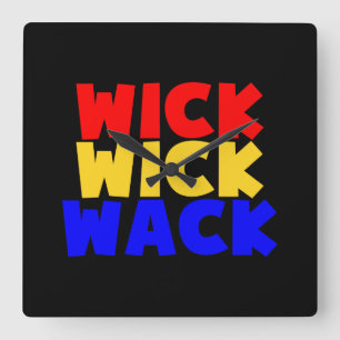 Horloge Carrée Wick Wick Wack