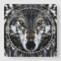 Wolf Portrait graphique inspiré