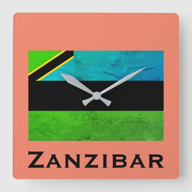 Horloge Carrée Zanzibar, Tanzanie (Recto)