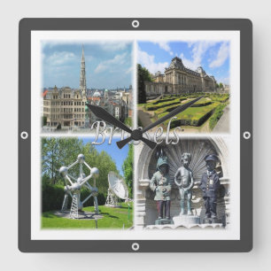 Horloge Carrée zBE009 BRUXELLES Bruxelles Belgique,