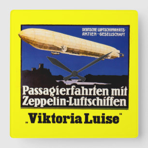 Horloge Carrée Zeppelin Viktoria Luise