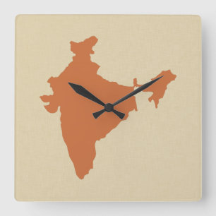 Horloge Carrée Zest Spice Moods Inde