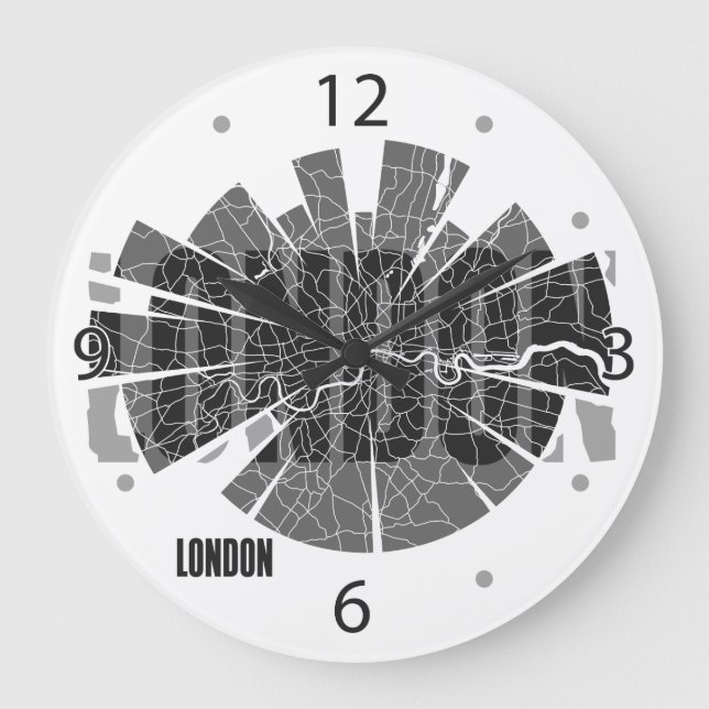 Horloge Carte Londres (Recto)