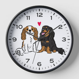 Horloge Cavalier King Charles Espaniels Chiens mignons