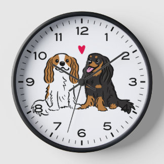 Horloge Cavalier King Charles Espaniels Chiens mignons