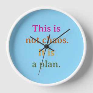 Horloge Ceci n'est pas le chaos